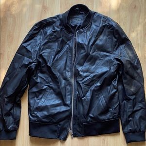 River Island Leather Jacket Large